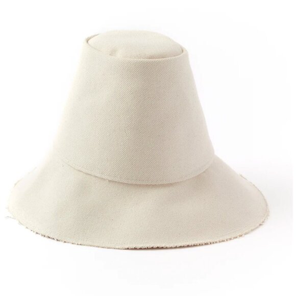 The Magic Hat Natural White Canvas Frayed Edge Sun Hat - Picture 2 of 4